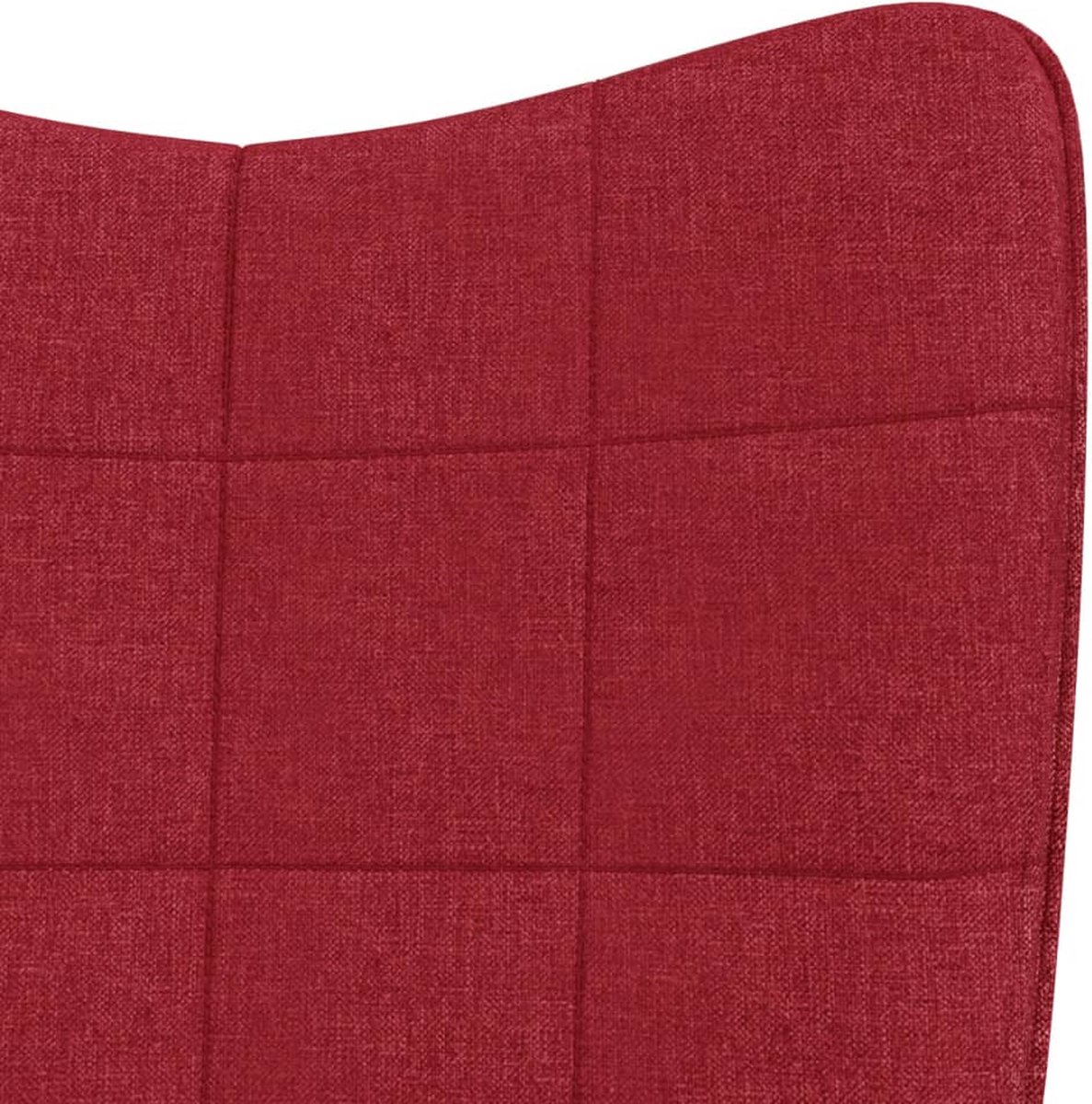 Vidaxl Schommelstoel Stof Wijn - Rood