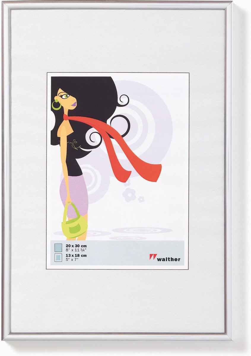 Walther Design Fotolijst New Lifestyle 40x60 Cm Zilverkleurig - Silver