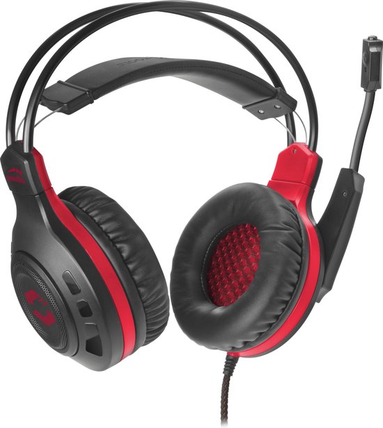 Speedlink Celsor Gaming Headset -/Rood - PC - Zwart