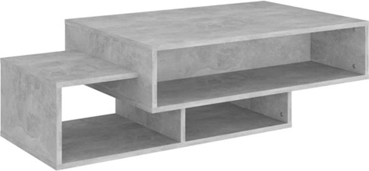 Vidaxl Salontafel 105x55x32 Cm Spaanplaat Beton - Gris