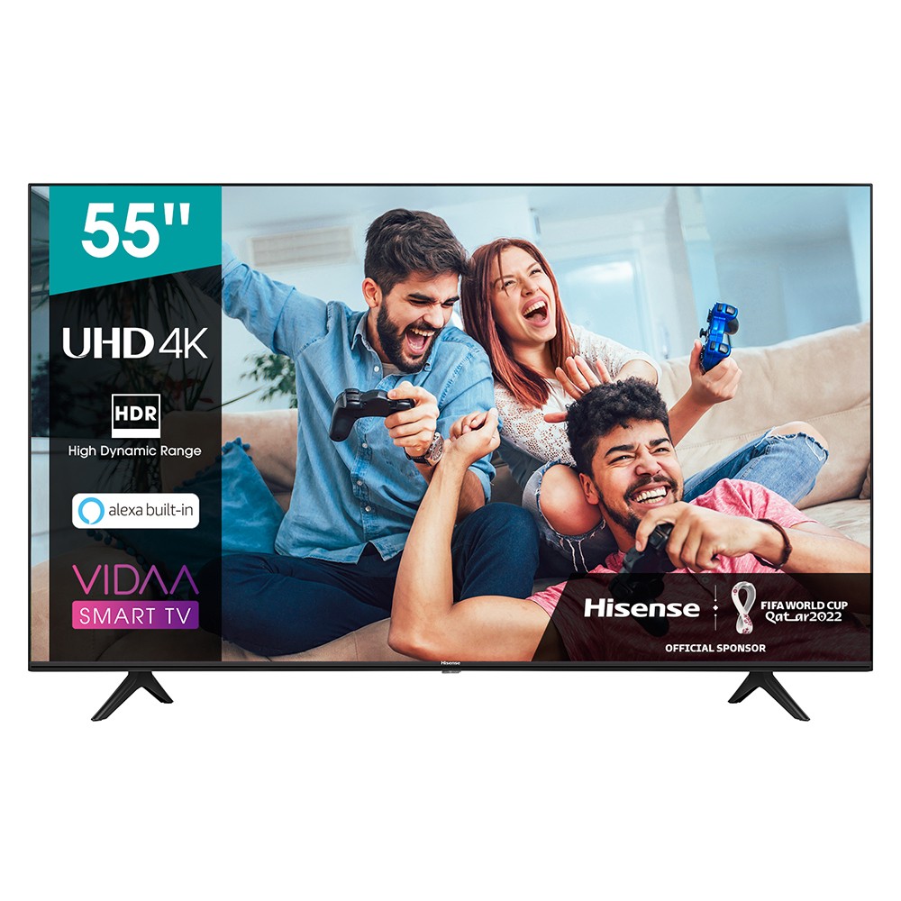 Hisense TV LED - 55A7100F, 55 pulgadas, UHD 4K, HDR 10