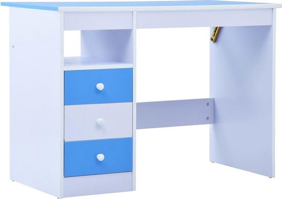 Vidaxl Kindertekentafel/-bureau Kantelbaar En - Blauw