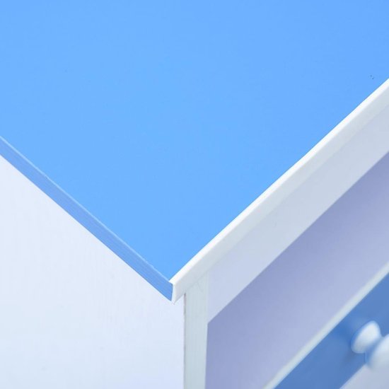 Vidaxl Kindertekentafel/-bureau Kantelbaar En - Blauw