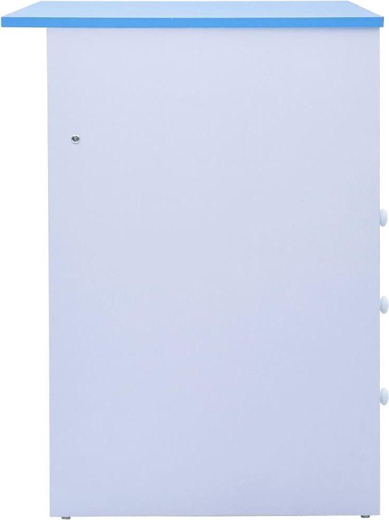 Vidaxl Kindertekentafel/-bureau Kantelbaar En - Blauw