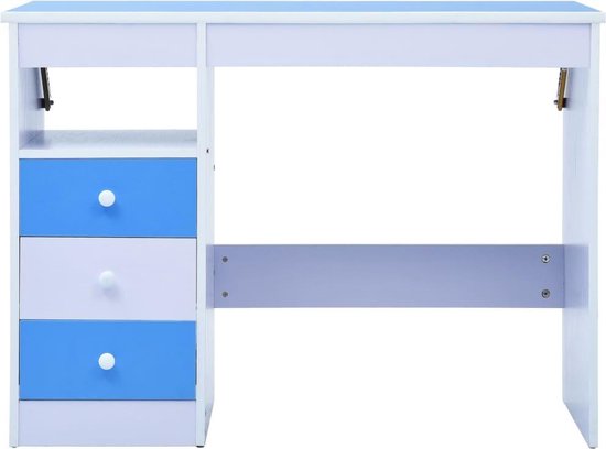 Vidaxl Kindertekentafel/-bureau Kantelbaar En - Blauw
