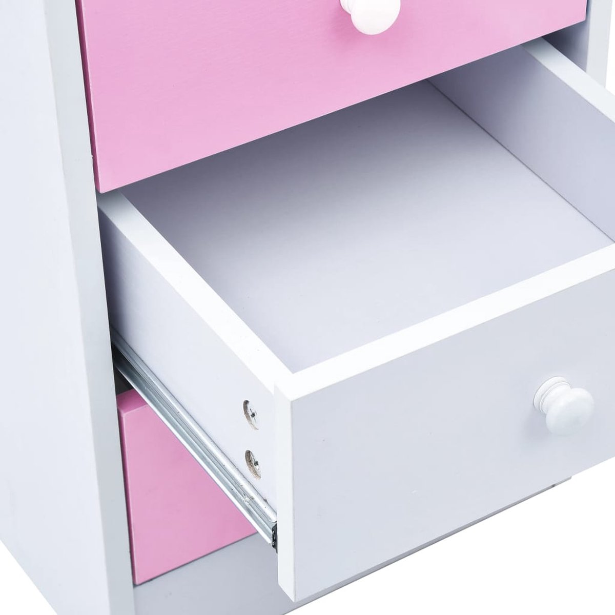 Vidaxl Kindertekentafel/-bureau Kantelbaar En Wit - Roze