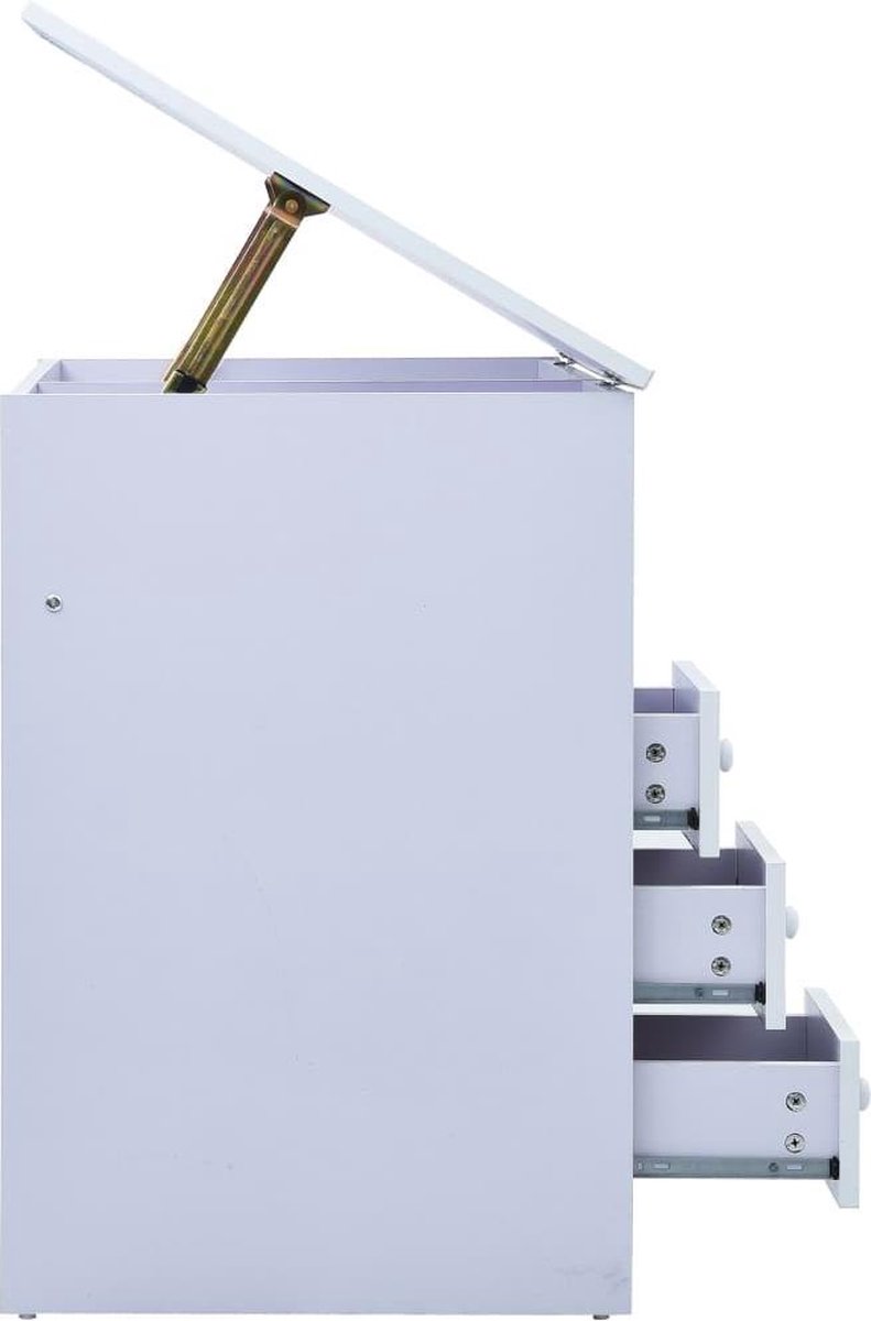 Vidaxl Kindertekentafel/-bureau Kantelbaar - Wit