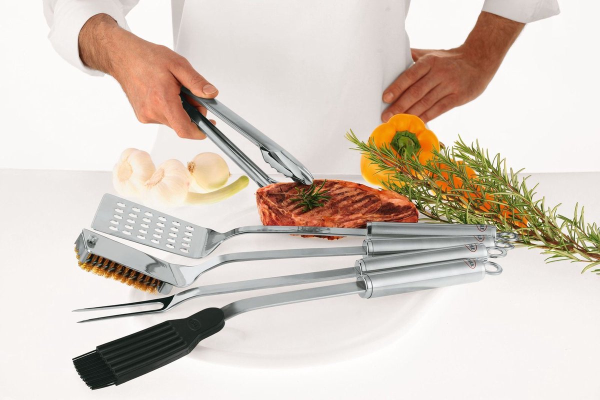 Rösle Keukenhulp Gourmettang - Rvs, 40 Cm - - Silver