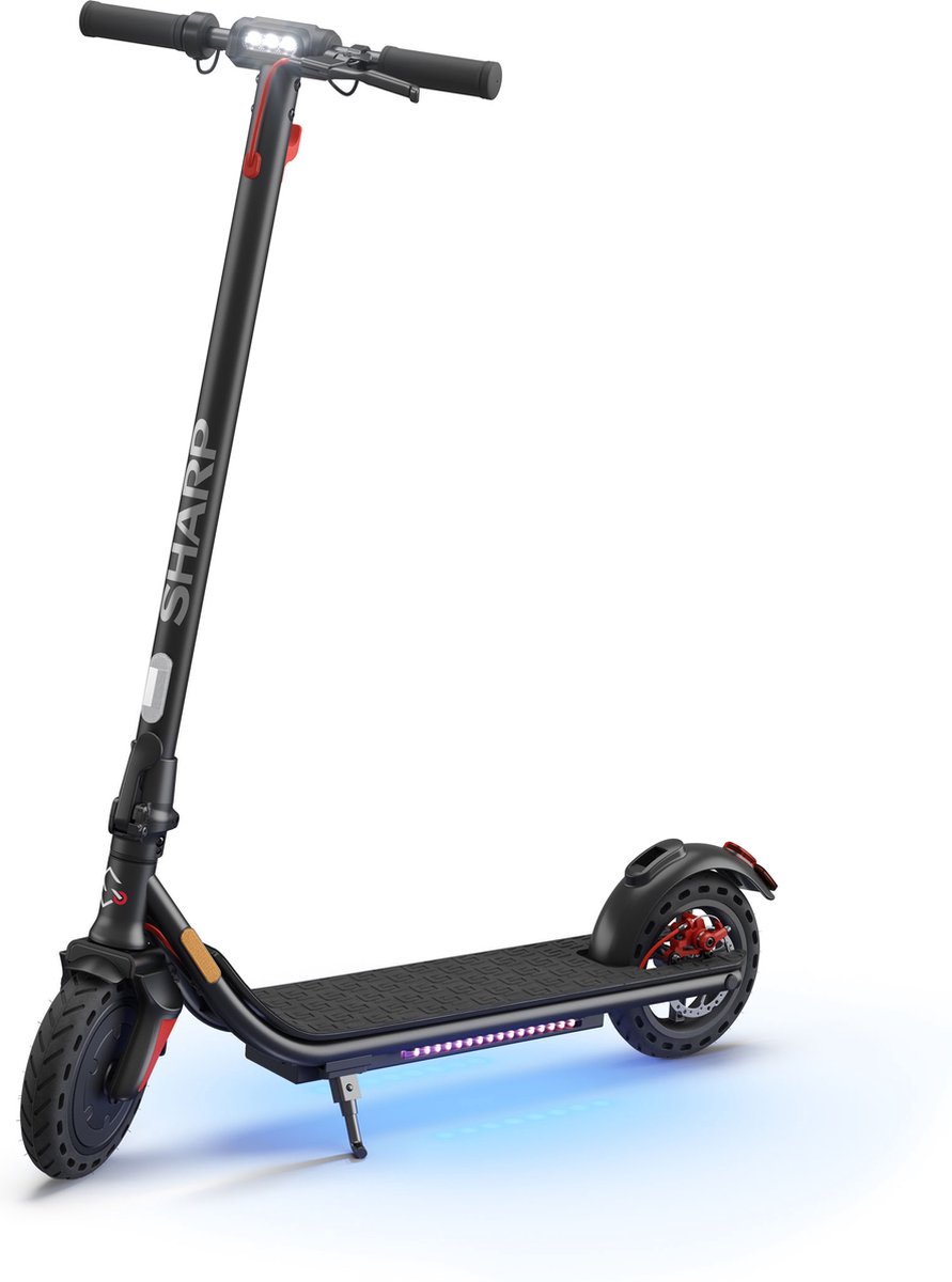 Sharp Ks1aeu-b E-scooter - 8.5 Inch - Ingebouwd Display - Appbediening - Zwart