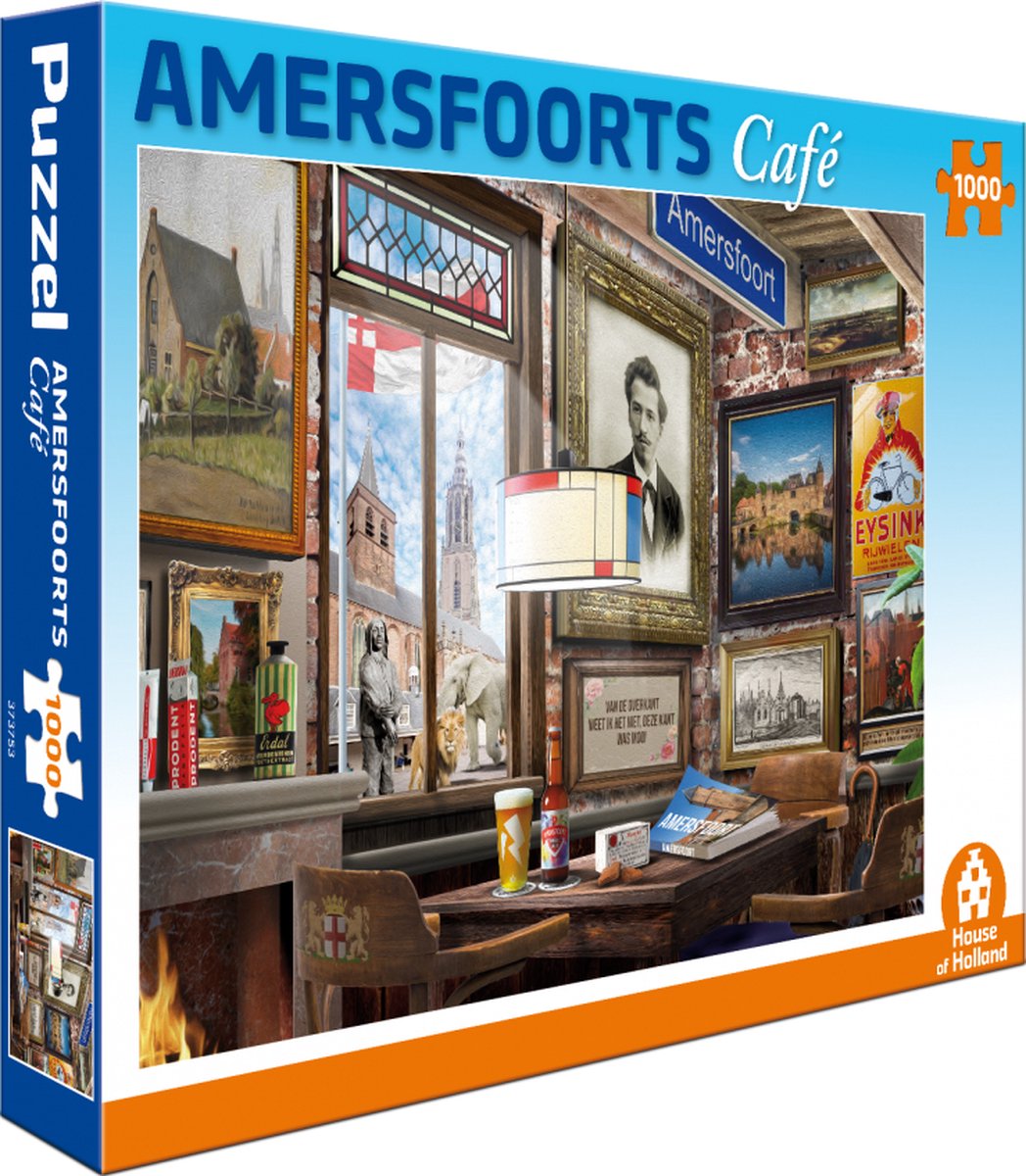 House of Holland Amersfoorts Café Puzzel 1000 Stukjes