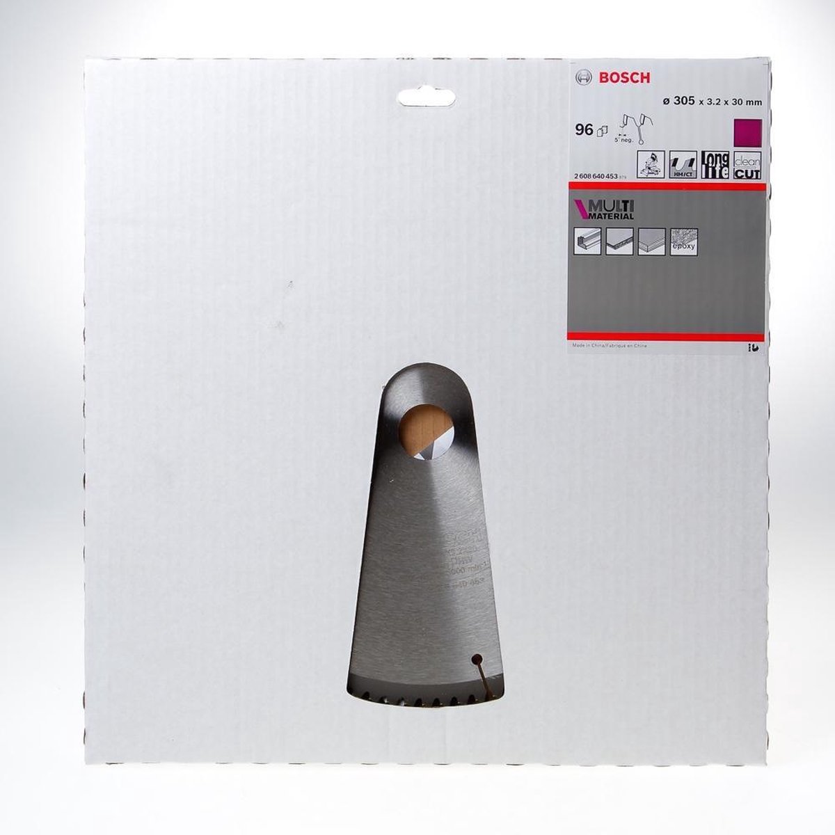 Bosch - 305 x 30 x 3.2 mm Hoja de sierra circular material multi