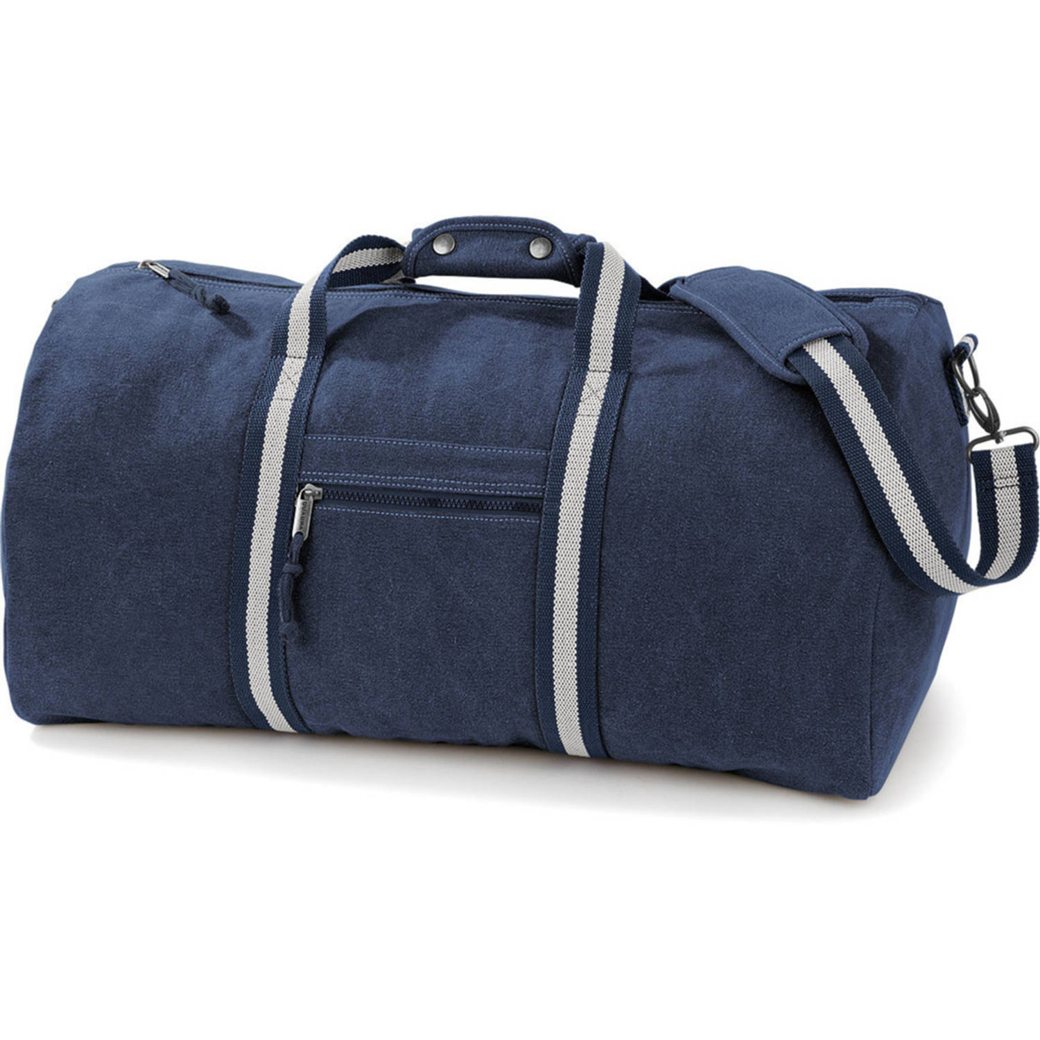 Quadra Canvas Katoenen Reistas/weekendtas Navy 45 Liter - Reistas (Volwassen) - Blauw