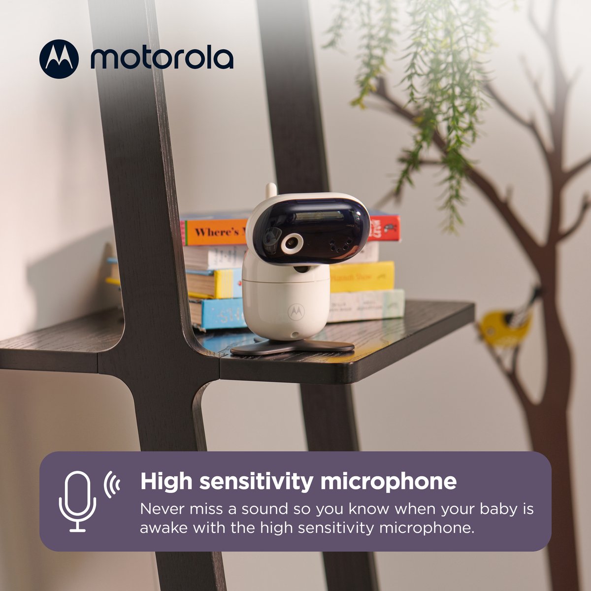 Motorola Nursery Pip1010 Con Babyfoon - Baby Camera - Nursery App - Nachtzicht En Kamertemperatuur