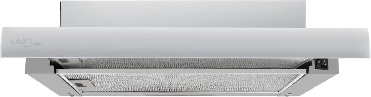Vidaxl Afzuigkap Inbouw Slank 480 M³/u Aluminium Roestvrij Staal - Silver