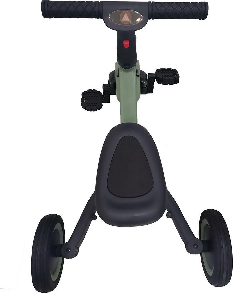 Topmark 4 In1 Driewieler - Loopfiets - Balance Bike - Kaya - Zwart - 3 In 1 Loopfiets
