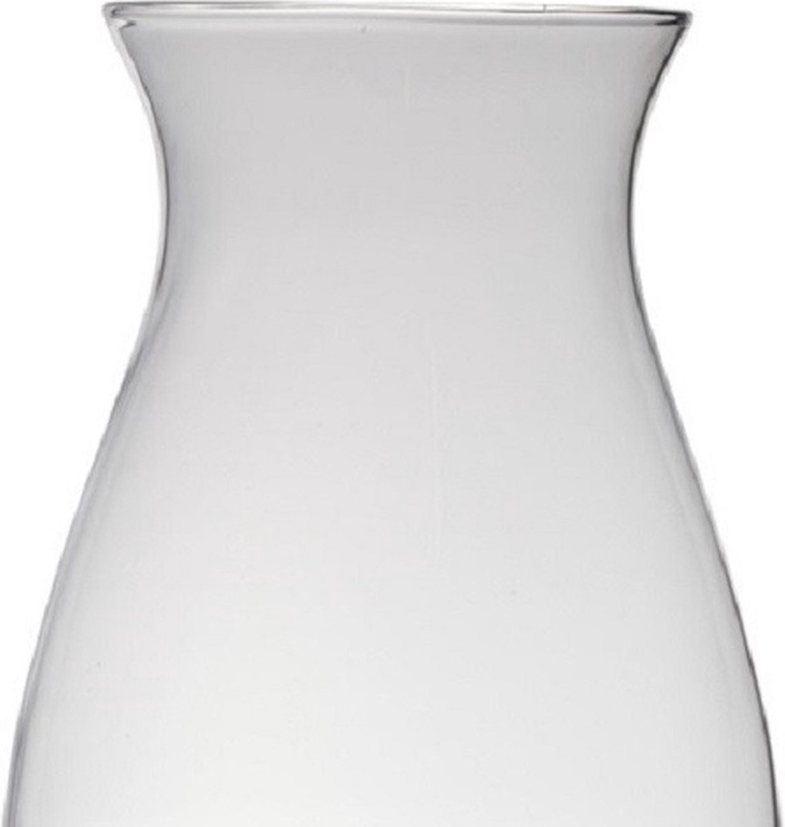 Transparante Home-basics Vaas/vazen Van Glas 30 X 19 Cm Julia - Vazen