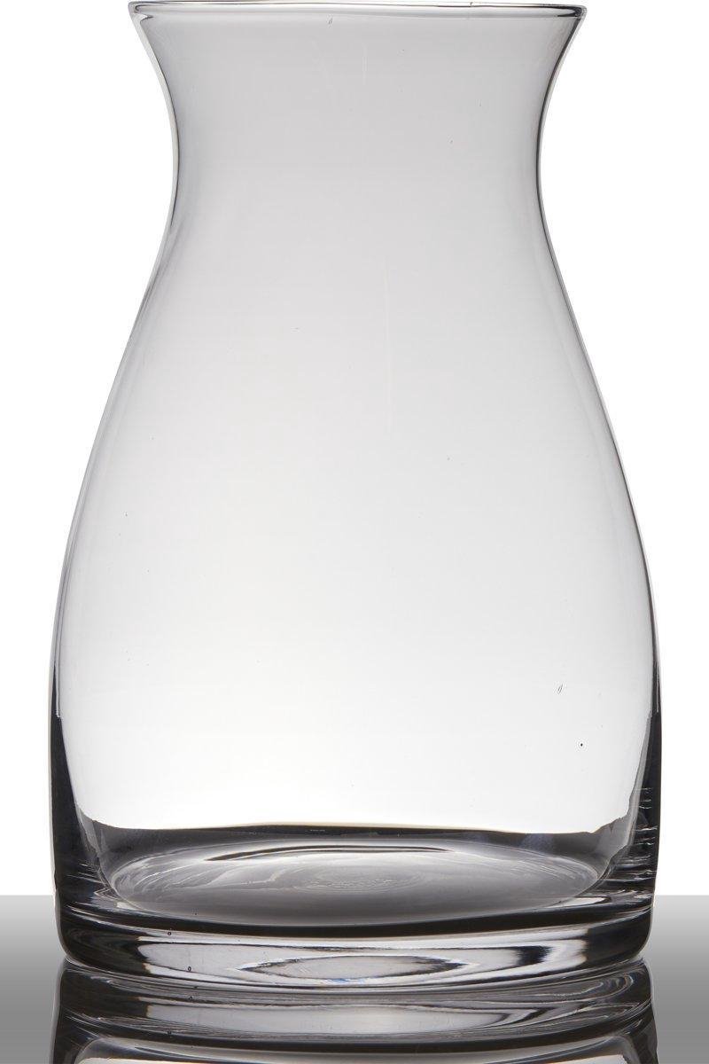 Transparante Home-basics Vaas/vazen Van Glas 30 X 19 Cm Julia - Vazen