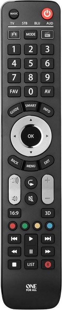ONE FOR ALL URC7145 - Universele afstandsbediening - Zwart