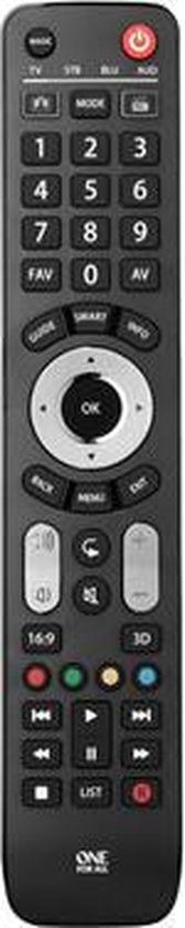 ONE FOR ALL URC7145 - Universele afstandsbediening - Zwart