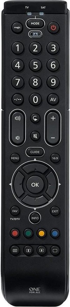 ONE FOR ALL Universele Afstandsbediening Urc7120 - Zwart