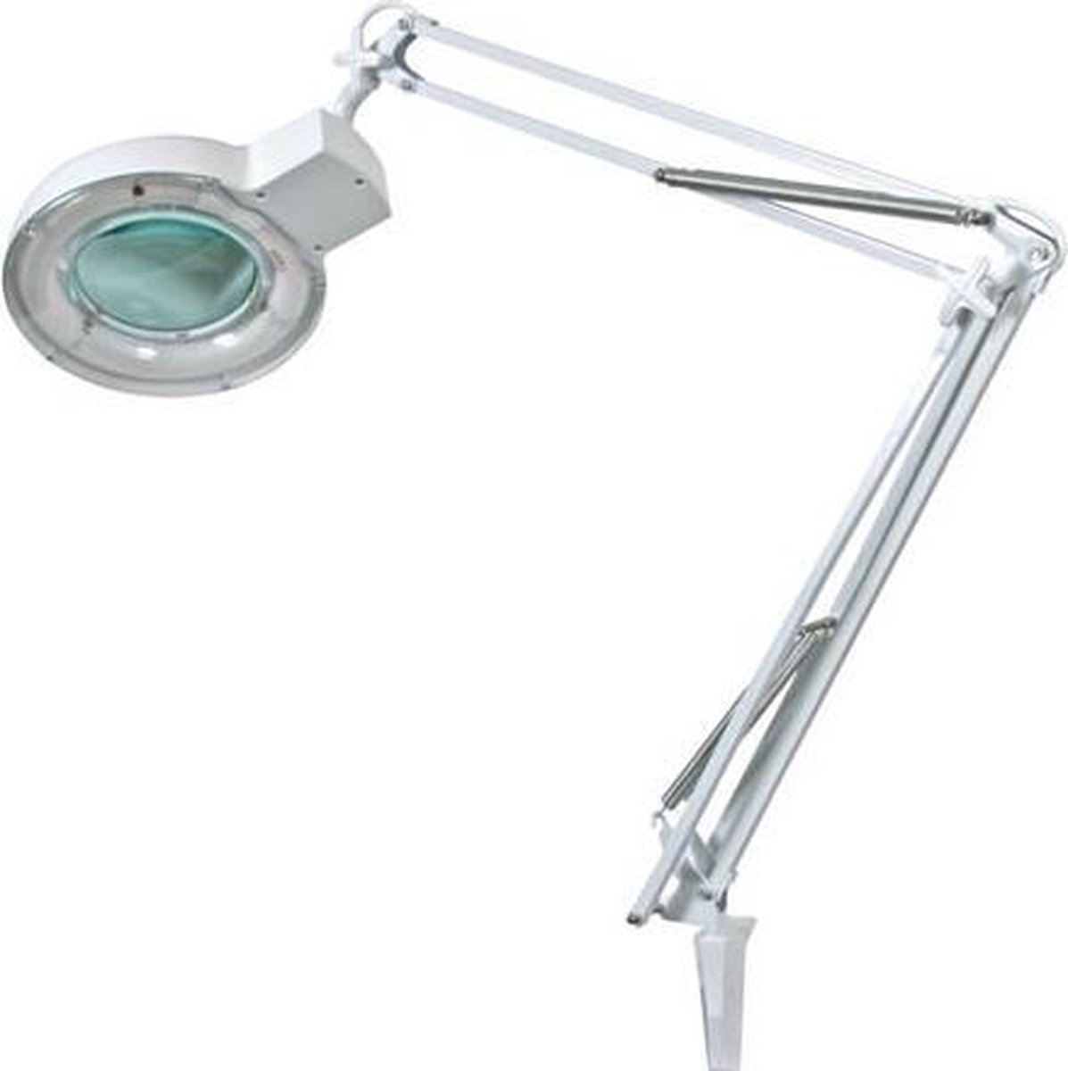 Velleman Bureaulamp Met Vergrootglas 5 Dioptrie 22 Watt - Wit