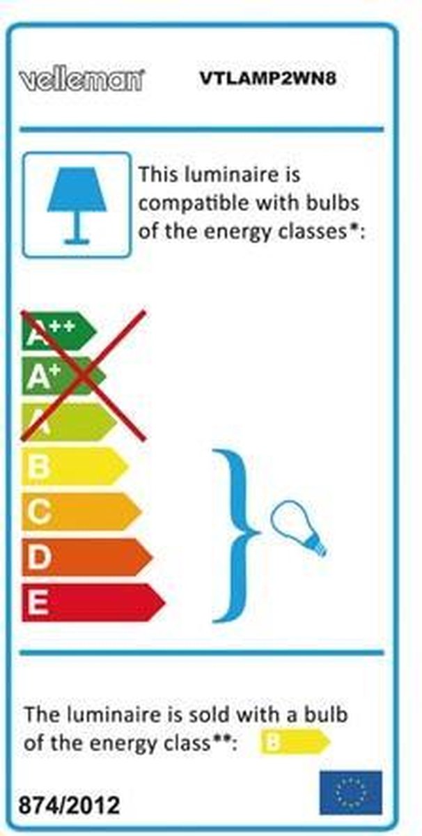 Velleman Vtlamp2wn8 Loeplamp Bureaulamp 8 Dioptrie Wit 22 Watt