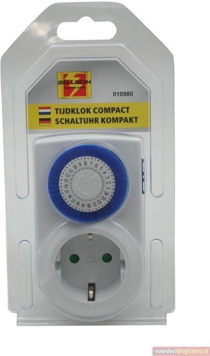 Benson Programmeerbare Tijdklok/tijdschakelaar Voor Binnen 24-uurs - Tijdschakelaars
