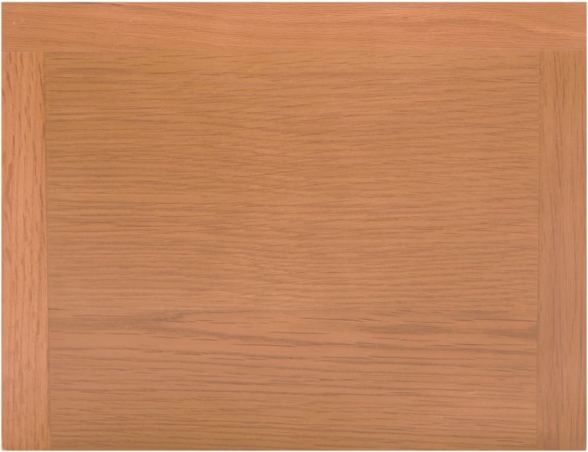 Vidaxl Bijzettafel Met Lade 35x27x55 Cm Massief Eikenhout - Bruin