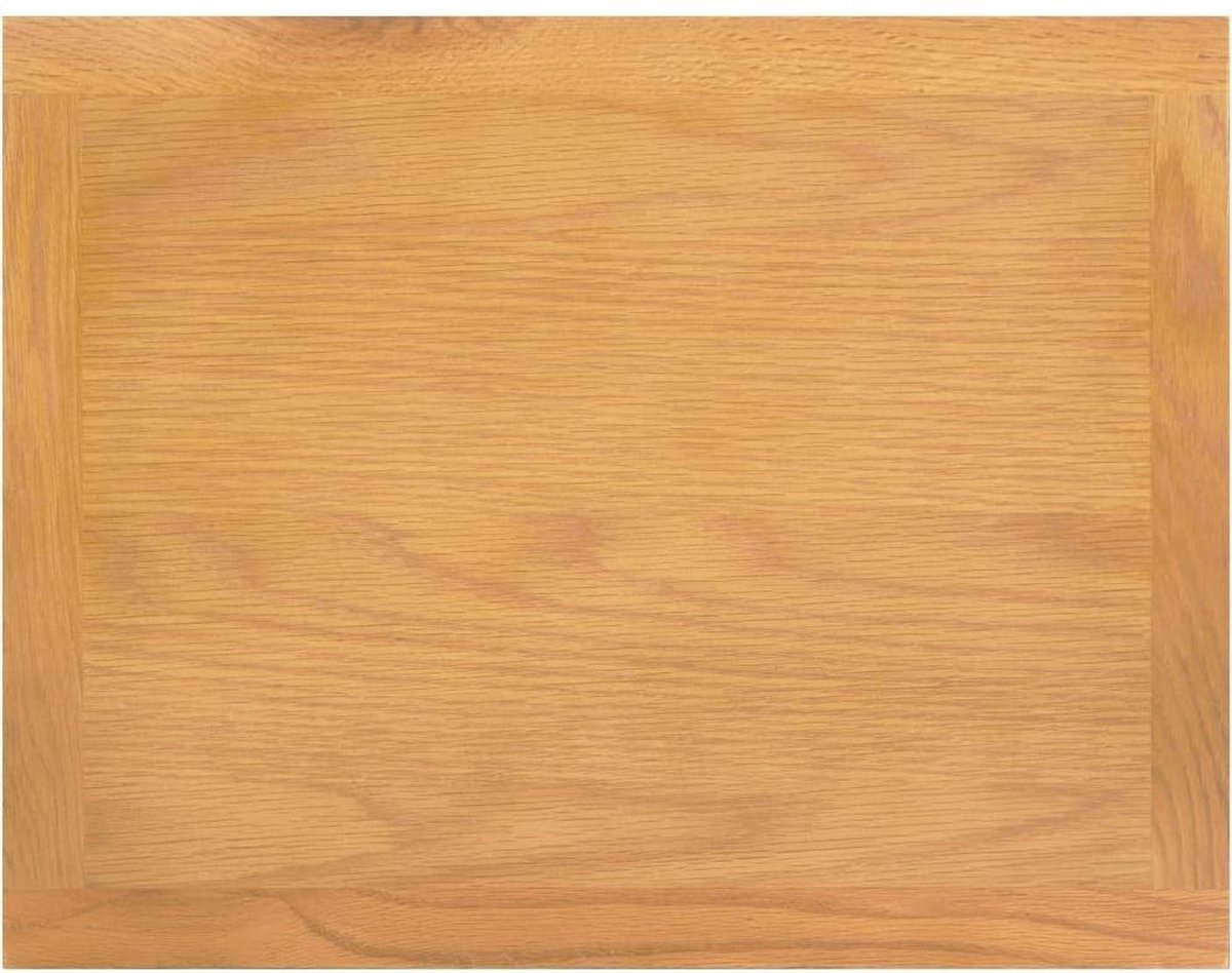 Vidaxl Bijzettafel 45x35x55 Cm Massief Eikenhout - Bruin