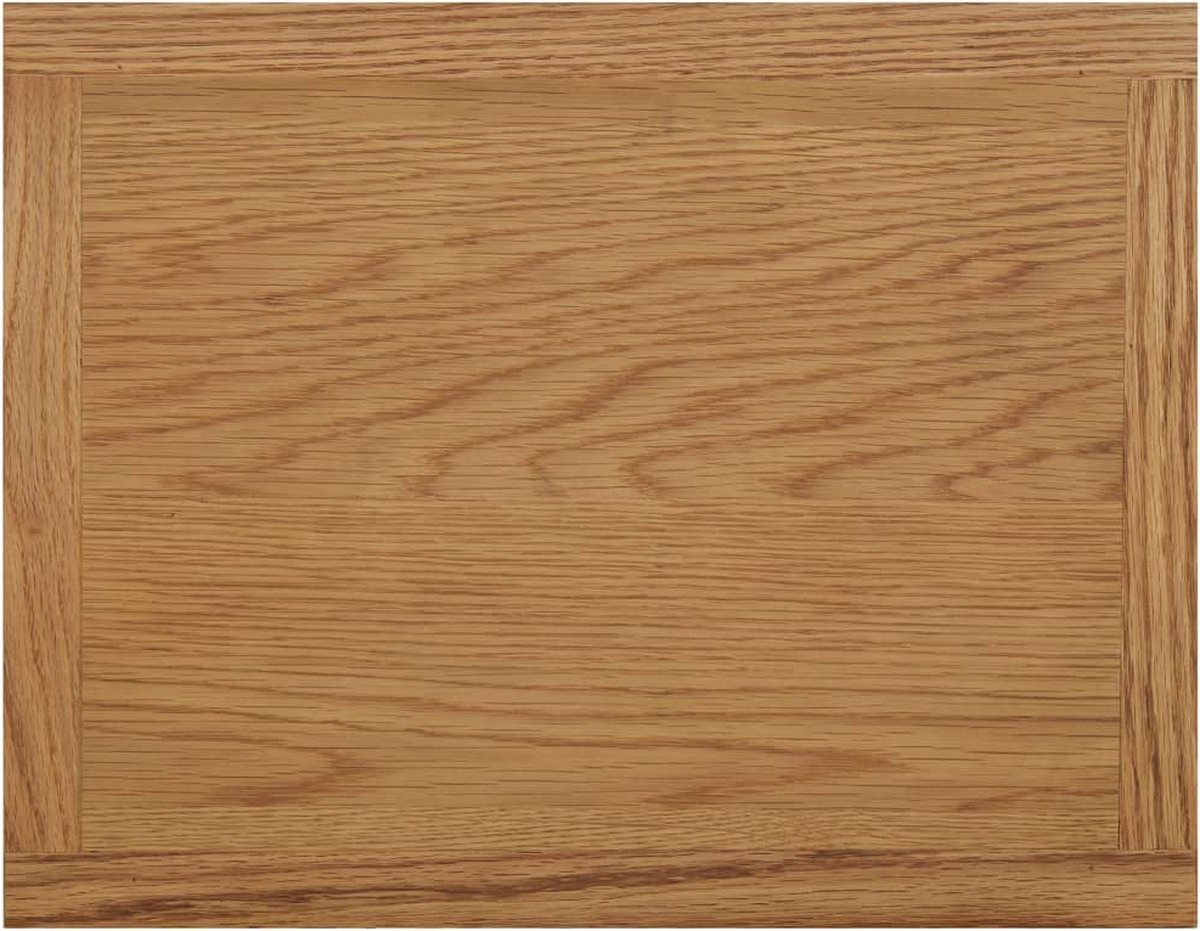 Vidaxl Bijzettafel 45x35x55 Cm Massief Eikenhout - Bruin