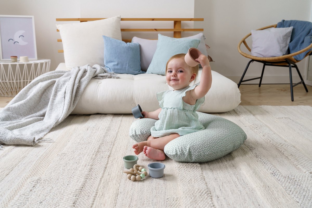 Doomoo Softy Risotto Khaki 150 Cm - Groen