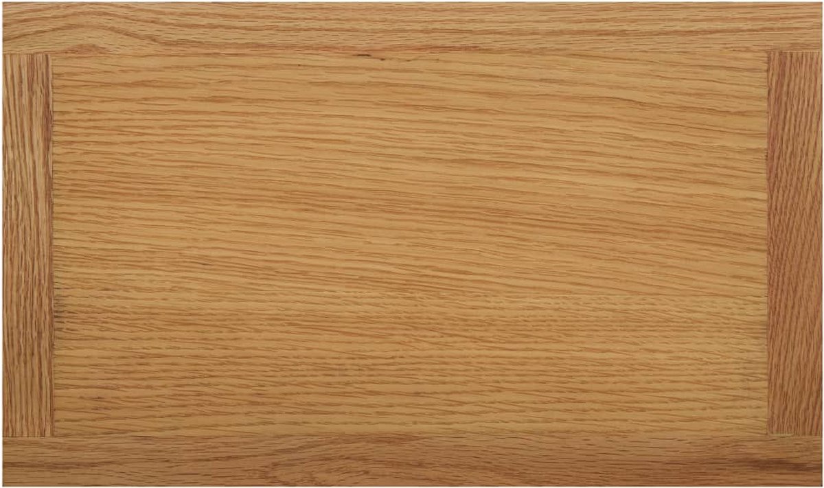 Vidaxl Bijzettafel 45x27x42 Cm Massief Eikenhout - Bruin