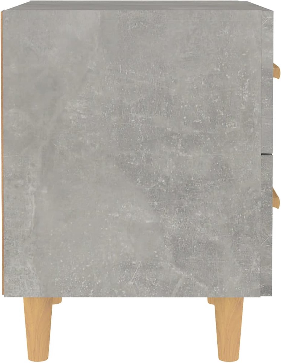 Vidaxl Nachtkastjes 2 St 40x35x47,5 Cm Beton - Grijs