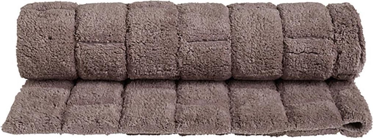 Seahorse Metro Badmat - 60 X 90 Cm - Cement - Bruin