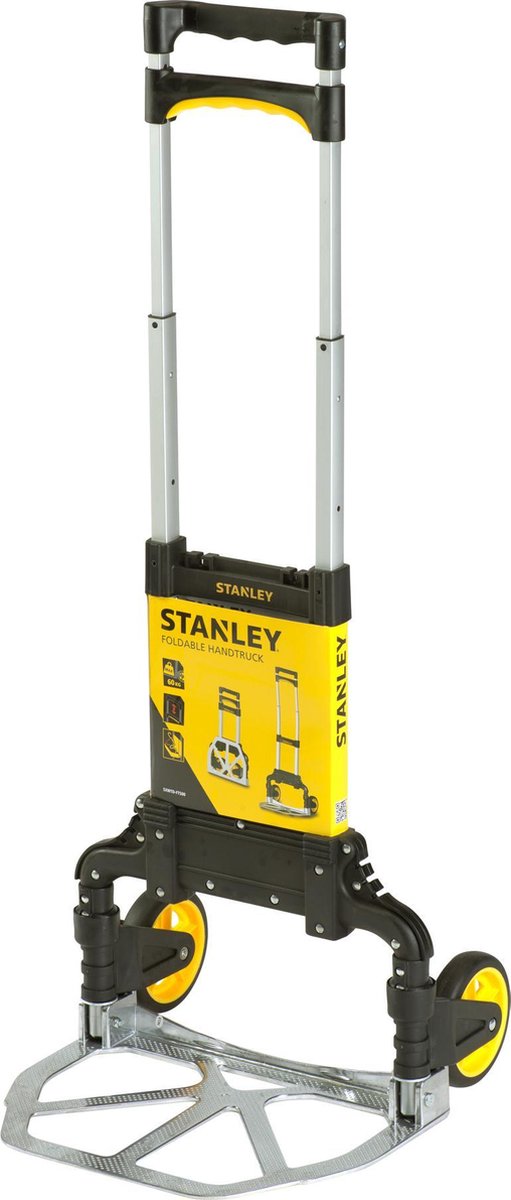 Stanley Steekwagen Met Krathouder Inklapbaar 60 Kg Sxwtd-ft500 - Zwart
