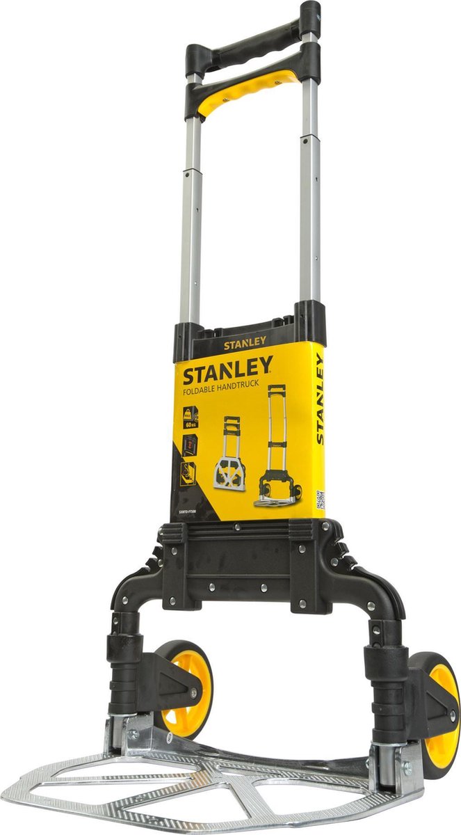 Stanley Steekwagen Met Krathouder Inklapbaar 60 Kg Sxwtd-ft500 - Zwart