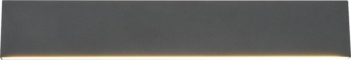 TRIO Wandlamp Concha 47 X 8 Cm Led Staal/acryl 1 Kg Antraciet - Grijs