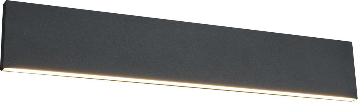 TRIO Wandlamp Concha 47 X 8 Cm Led Staal/acryl 1 Kg Antraciet - Grijs