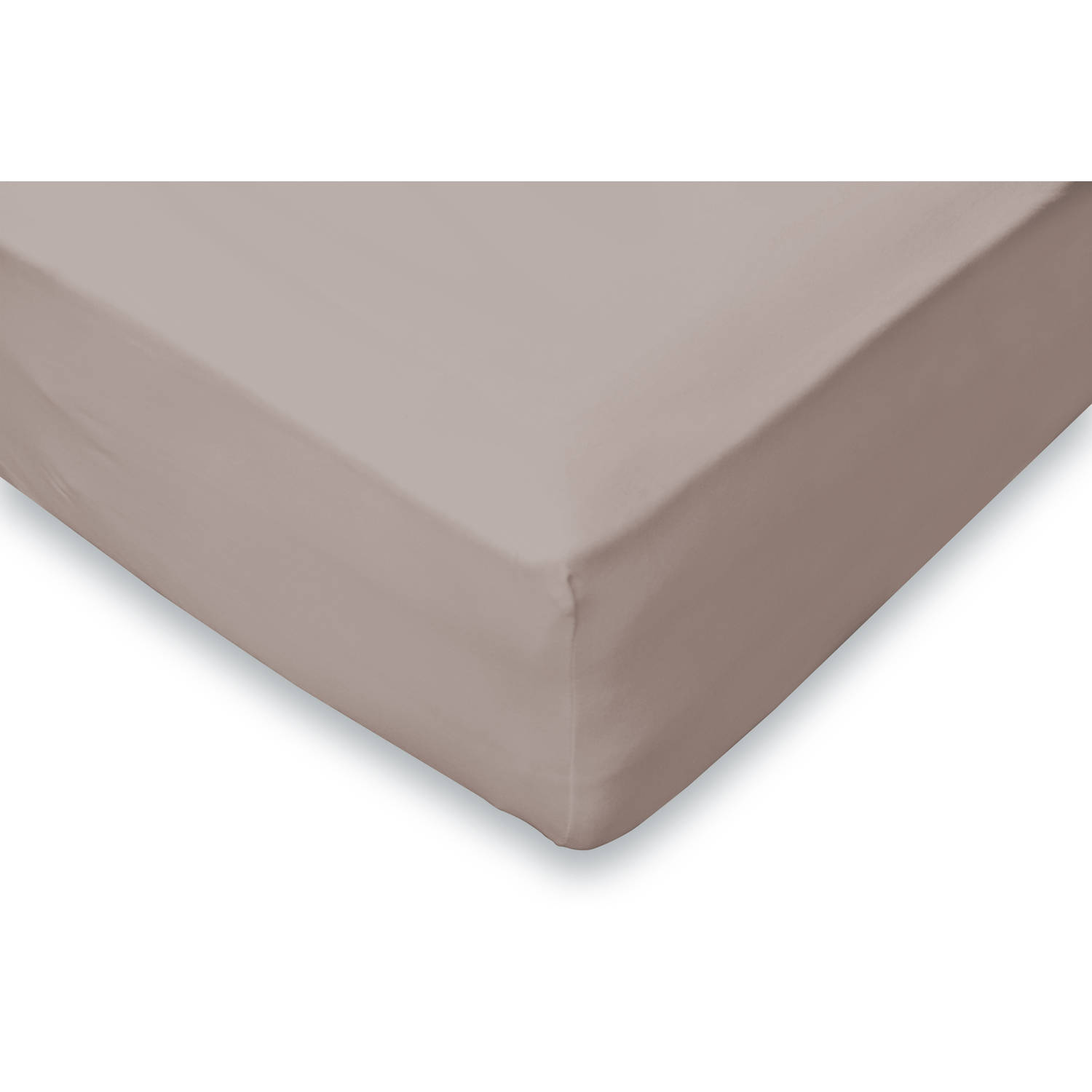 Elegance Hoeslaken Flanel 35cm Hoekhoogte - Taupe 140x200cm