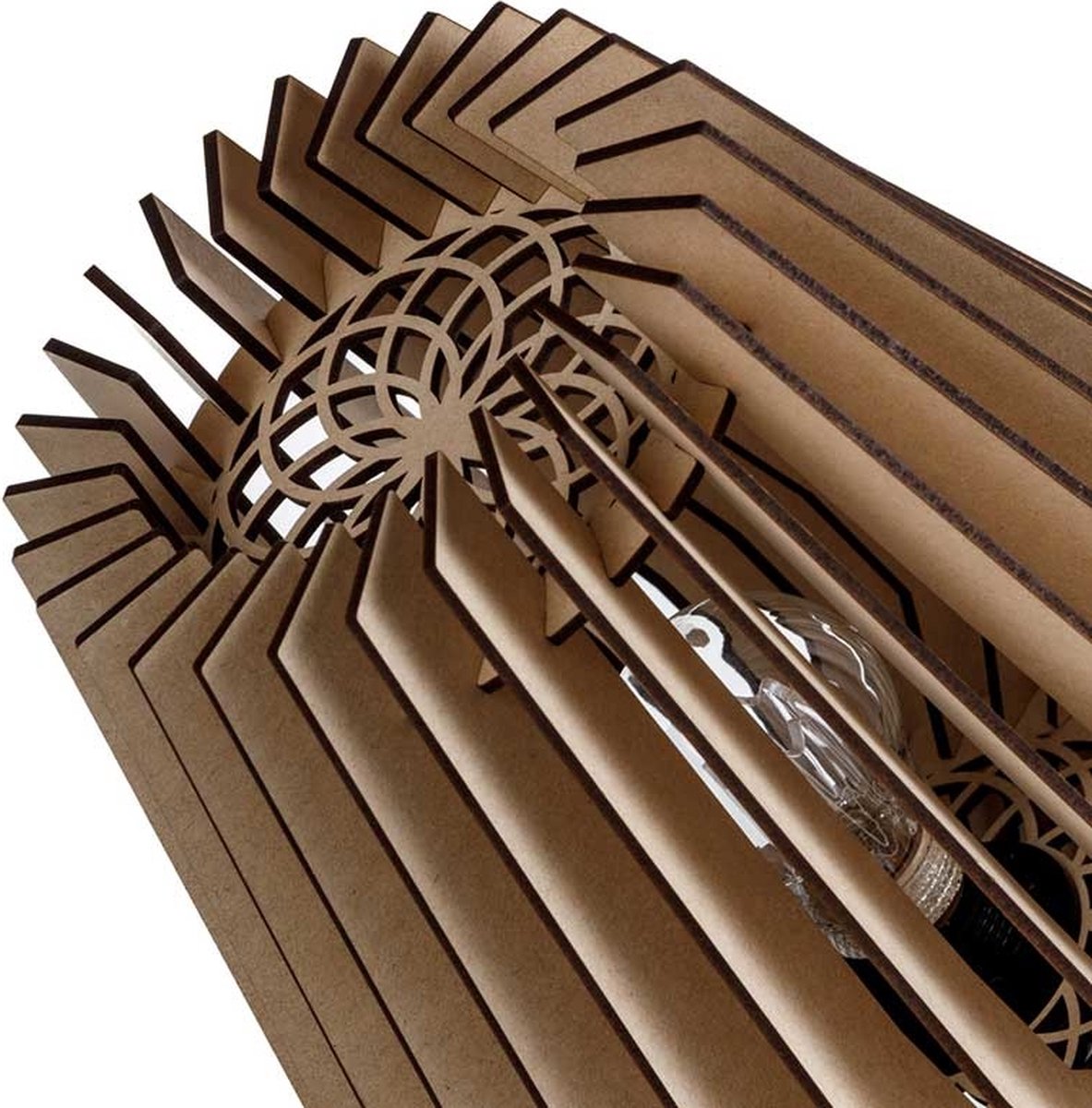 Blij Design Tafellamp Corner Ø 24 Cm Naturel - Beige