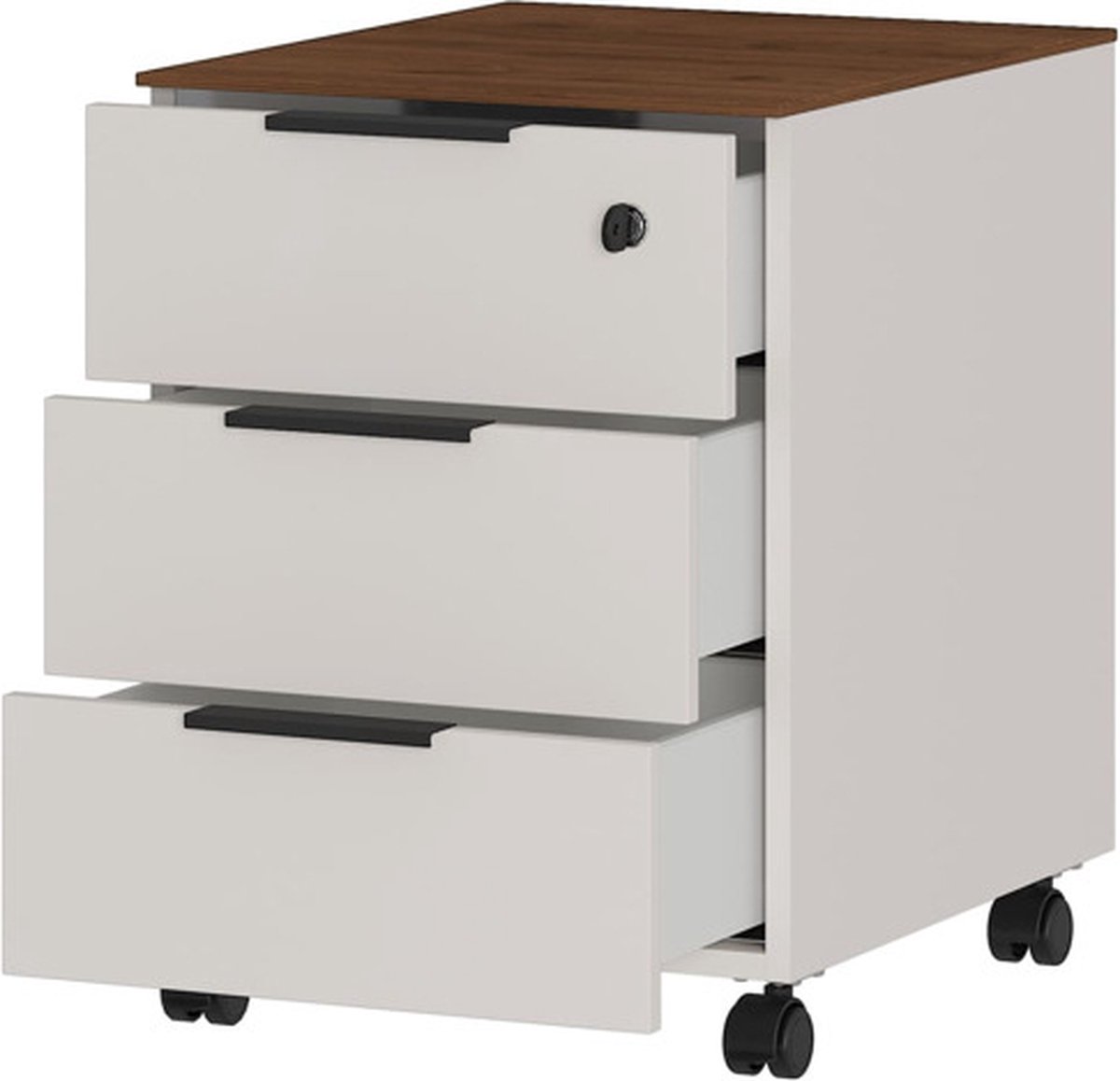 Germania Rolkast Gw-ancona 51x41x55 Cm Kasjmier- En Walnootkleurig - Bruin