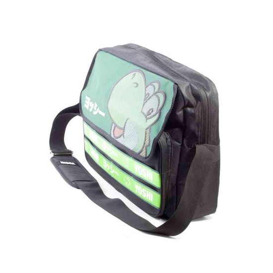 Nintendo Schoudertas Yoshi 8 Liter Polyester Zwart/ - Groen