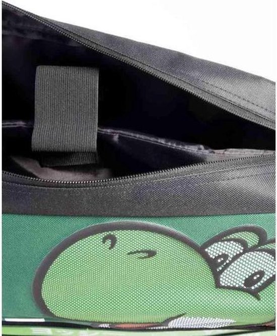 Nintendo Schoudertas Yoshi 8 Liter Polyester Zwart/ - Groen