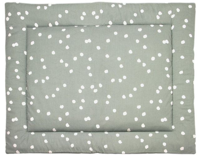Briljant Boxkleed Spots Stone Green