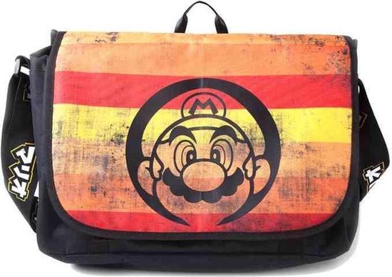 Nintendo Schoudertas Super Mario 9 Liter Polyester - Zwart