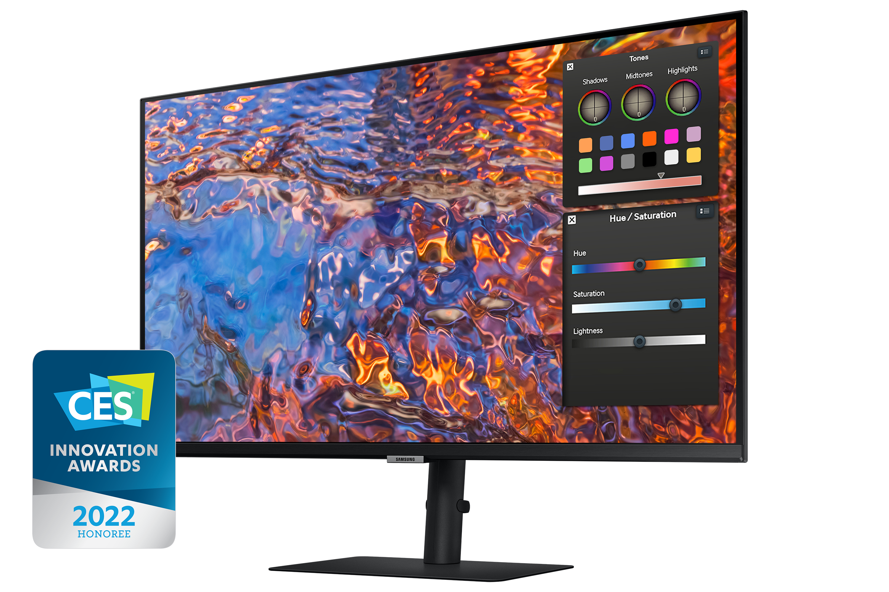 Samsung 32" UHD Monitor with DCI-P3 98%, HDR and USB type-C - Zwart