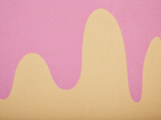 Beliani Mousee Poef Fluweel 40 X 40 Cm - Beige