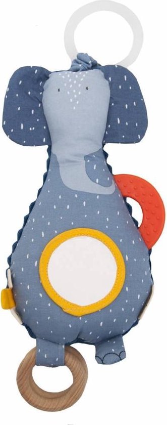 Trixie Speelknuffel Mrs. Elephant 29 Cm Katoen/polyester - Blauw