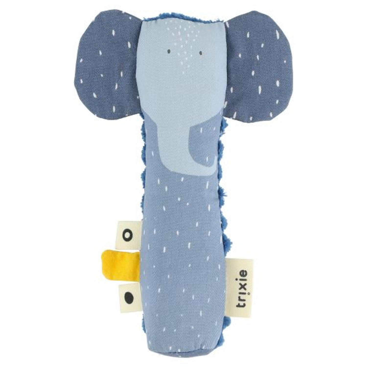 Trixie Knijprammelaar Mrs. Elephant 16 X 5,5 Cm Katoen - Blauw