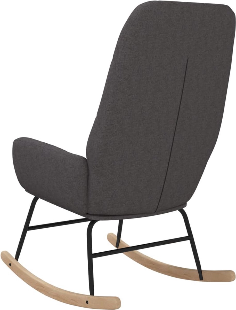Vidaxl Schommelstoel Stof Licht - Grijs